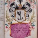Photo montrant A book full of Polish coats of arms - metrics of the Polish nation in the Archive of the University of Padua
