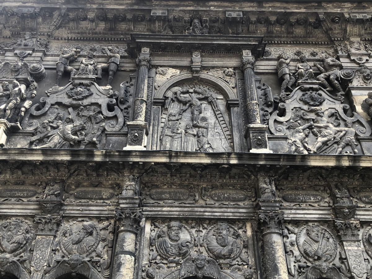 Relief façade of the Boim Chapel at the Latin Cathedral in Lviv