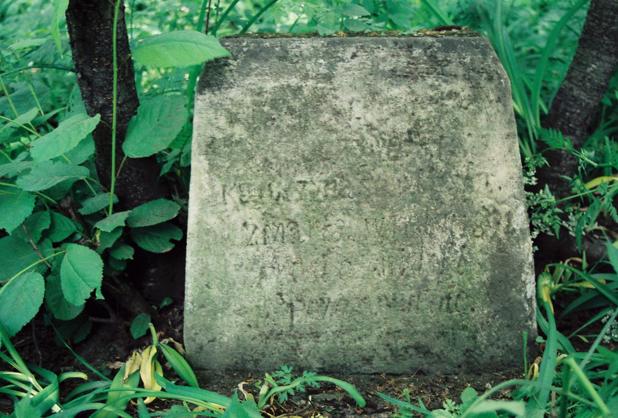 Tombstone of Katarzyna Sawinska