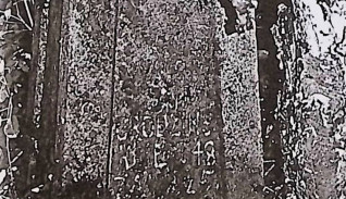 Kamienny cokół grobu Jana Grodzińskiego i Karoliny Kułeszki, zwężający się ku górze. Na przedniej płycinie widoczna inskrypcja, ryta w zwężającej się przestrzeni z łukowym zakończeniem.