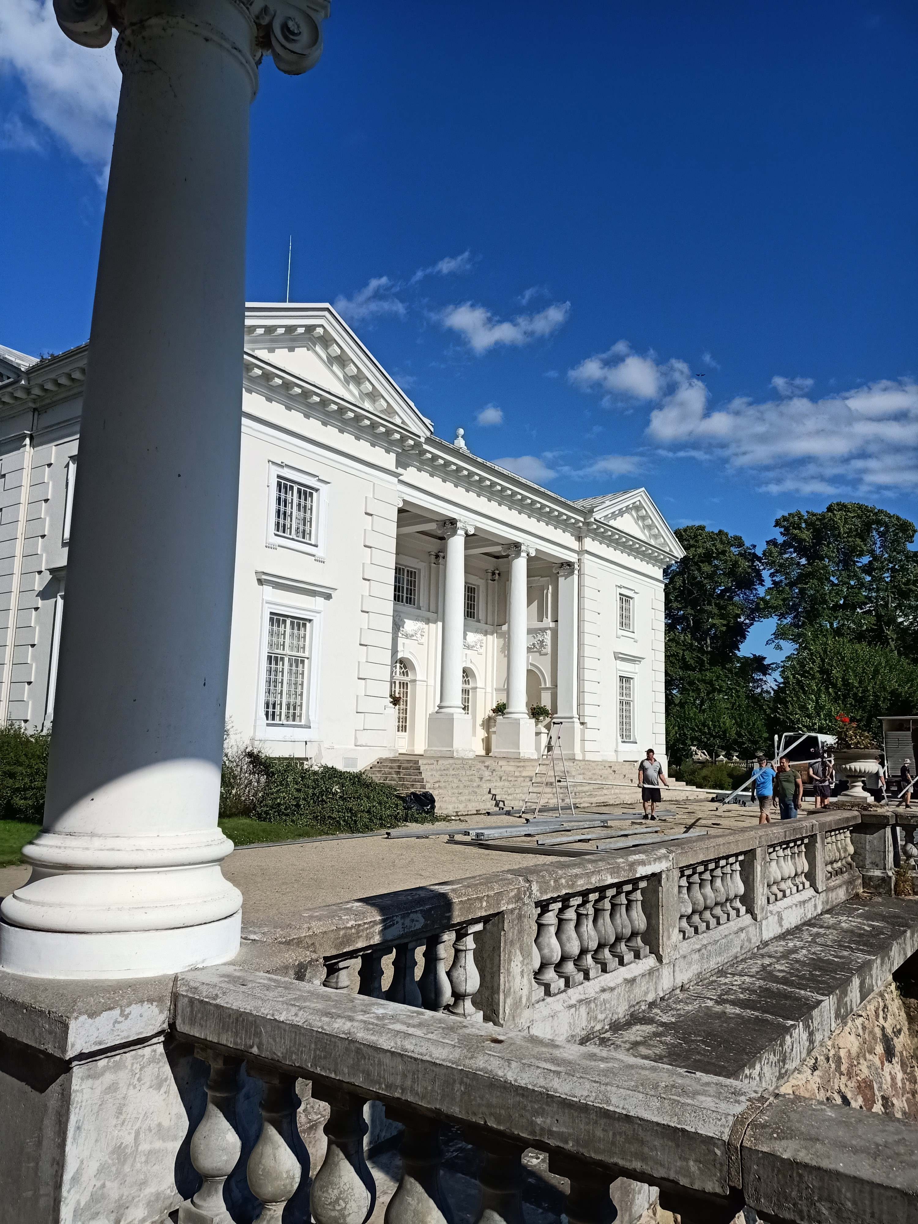 Tiškevičius Palace in Zatroczu, Lithuania