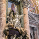 Photo showing Tombstone, sculpture and portrait of Maria Clementina Sobieska in the Vatican Basilica