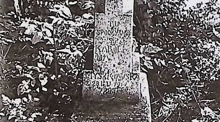 Photo showing Tombstone of Karolina Myszkowska