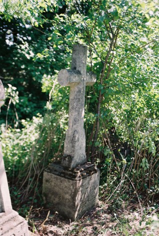 Nagrobek Józefa Fara, cmentarz w Uściu Biskupim, 2004