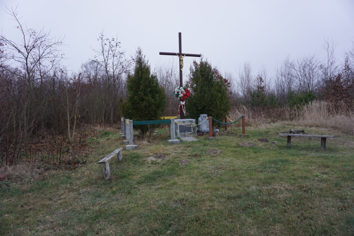 Grave of victims of the Ukrainian Insurgent Army