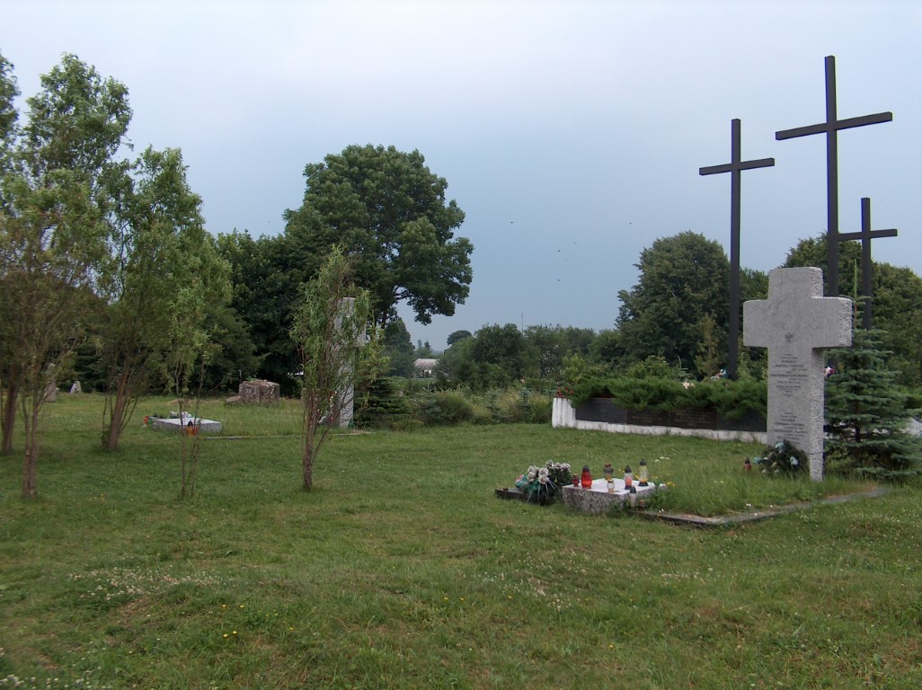 Graves of victims of the Ukrainian Insurgent Army