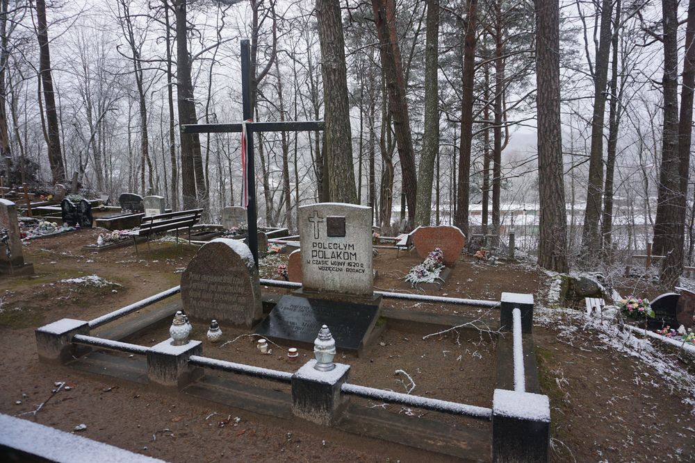 Photo showing Graves of Polish Army soldiers killed and died of wounds in the Polish-Bolshevik war