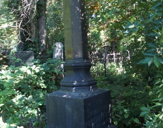 Nagrobek Franciszka Protobowerego, cmentarz Bajkowa w Kijowie, stan z 2021