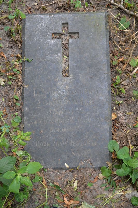 Tombstone of Ludwika Sokołowska