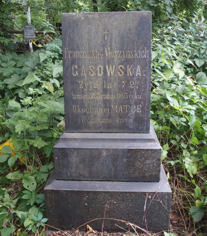 Nagrobek Franciszki Gąsowskiej