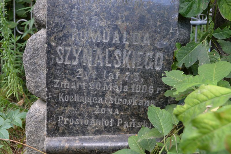 Tombstone of Romuald Szynalski
