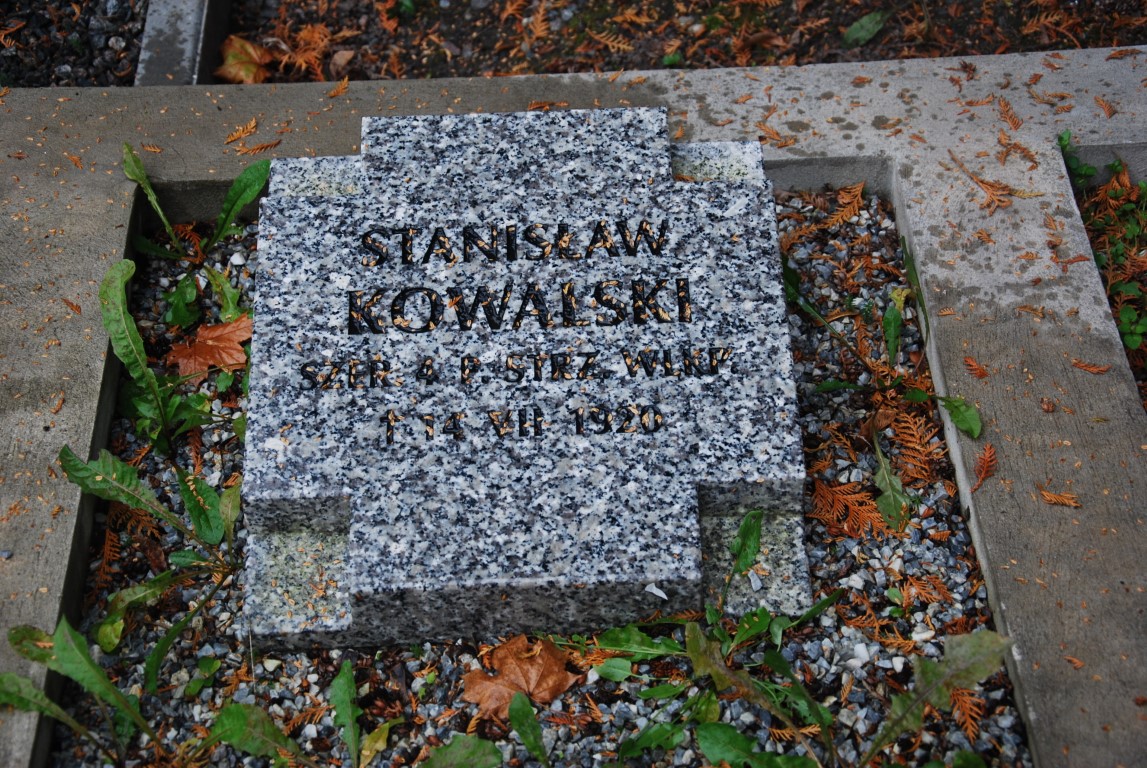 Stanisław Kowalski, Quarters of Polish Army soldiers killed in 1920, buried in the cemetery on Puszkińska Street