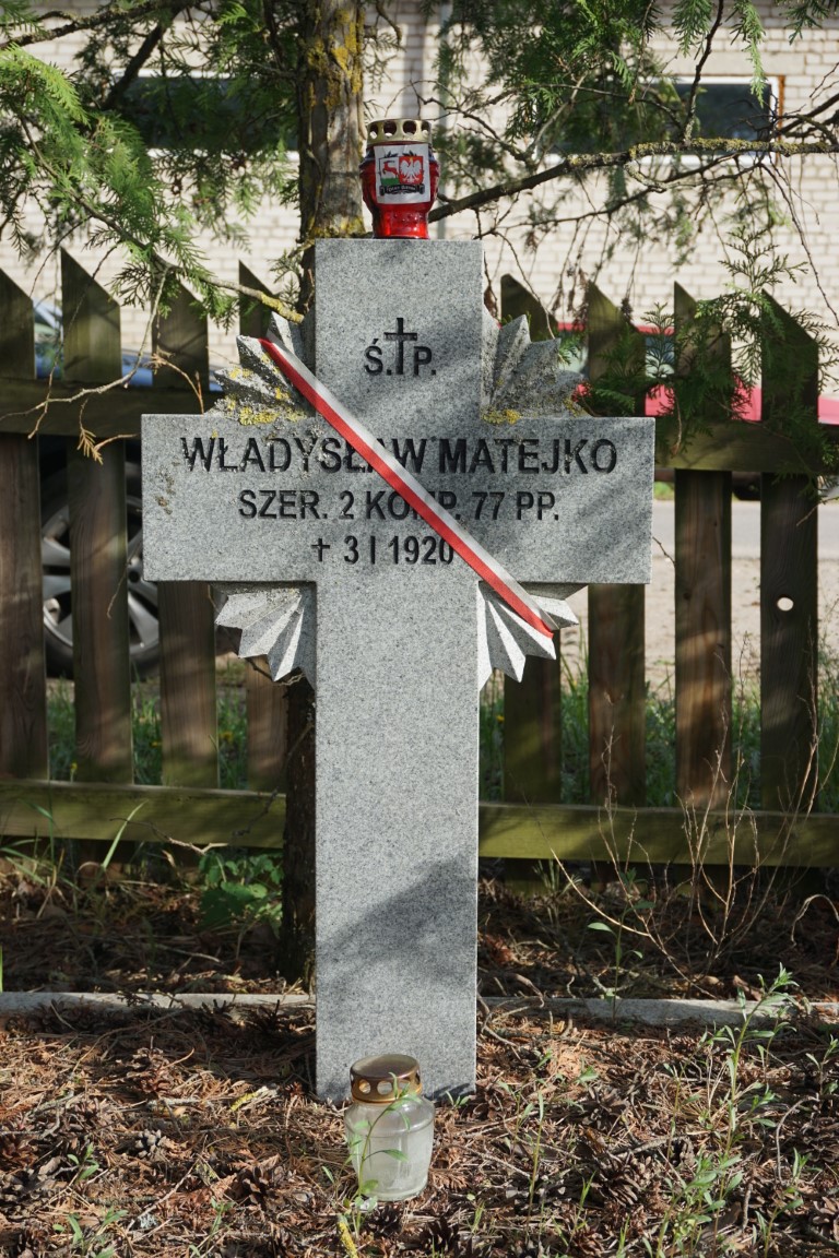 Władysław Matejko, Kwatera żołnierzy Wojska Polskiego poległych w l. 1919-1920 oraz policjantów zmarłych w 1923 r.