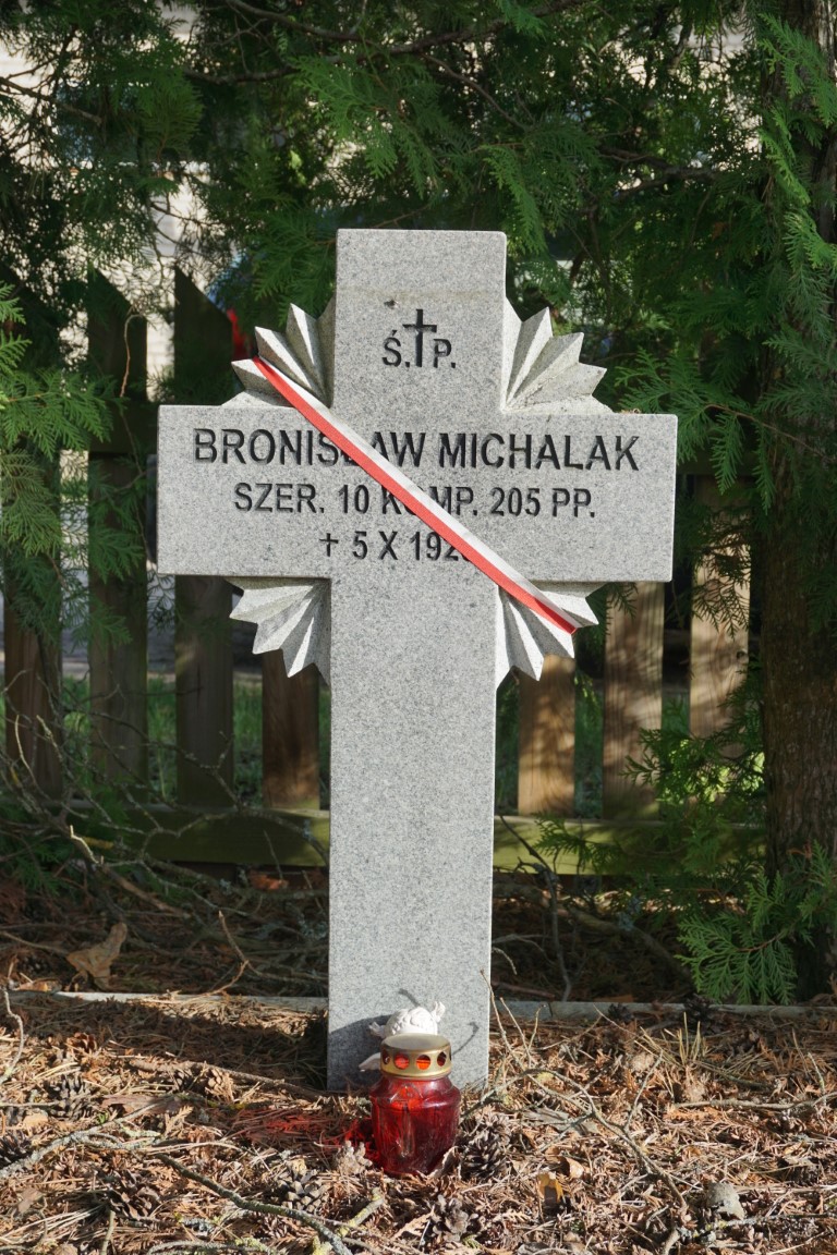Bronisław Michalak, Kwatera żołnierzy Wojska Polskiego poległych w l. 1919-1920 oraz policjantów zmarłych w 1923 r.
