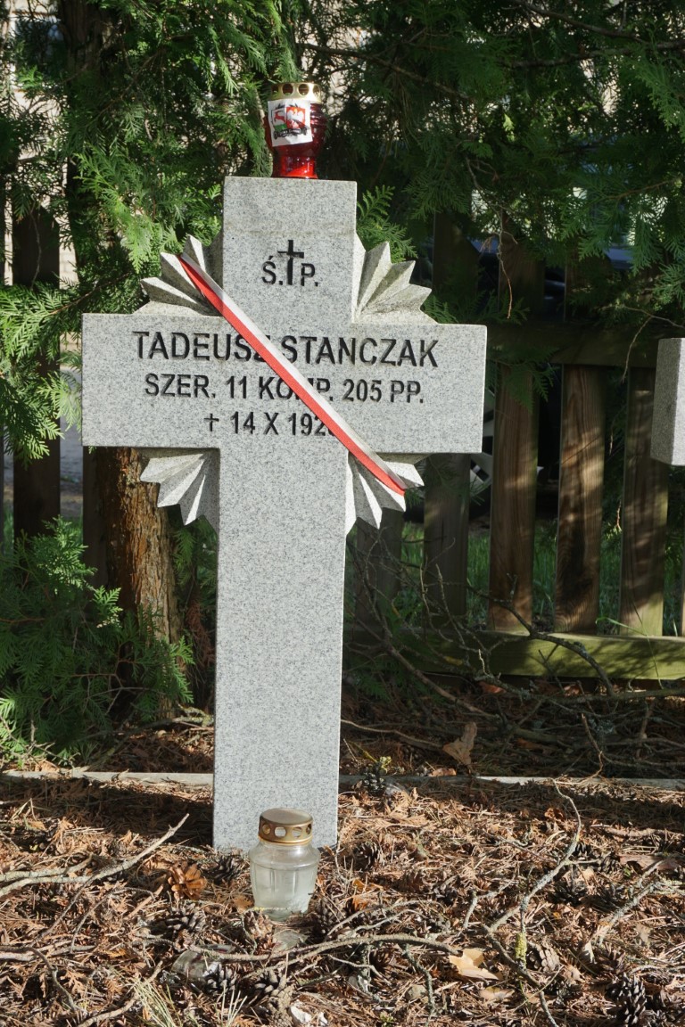 Tadeusz Stańczak, Kwatera żołnierzy Wojska Polskiego poległych w l. 1919-1920 oraz policjantów zmarłych w 1923 r.