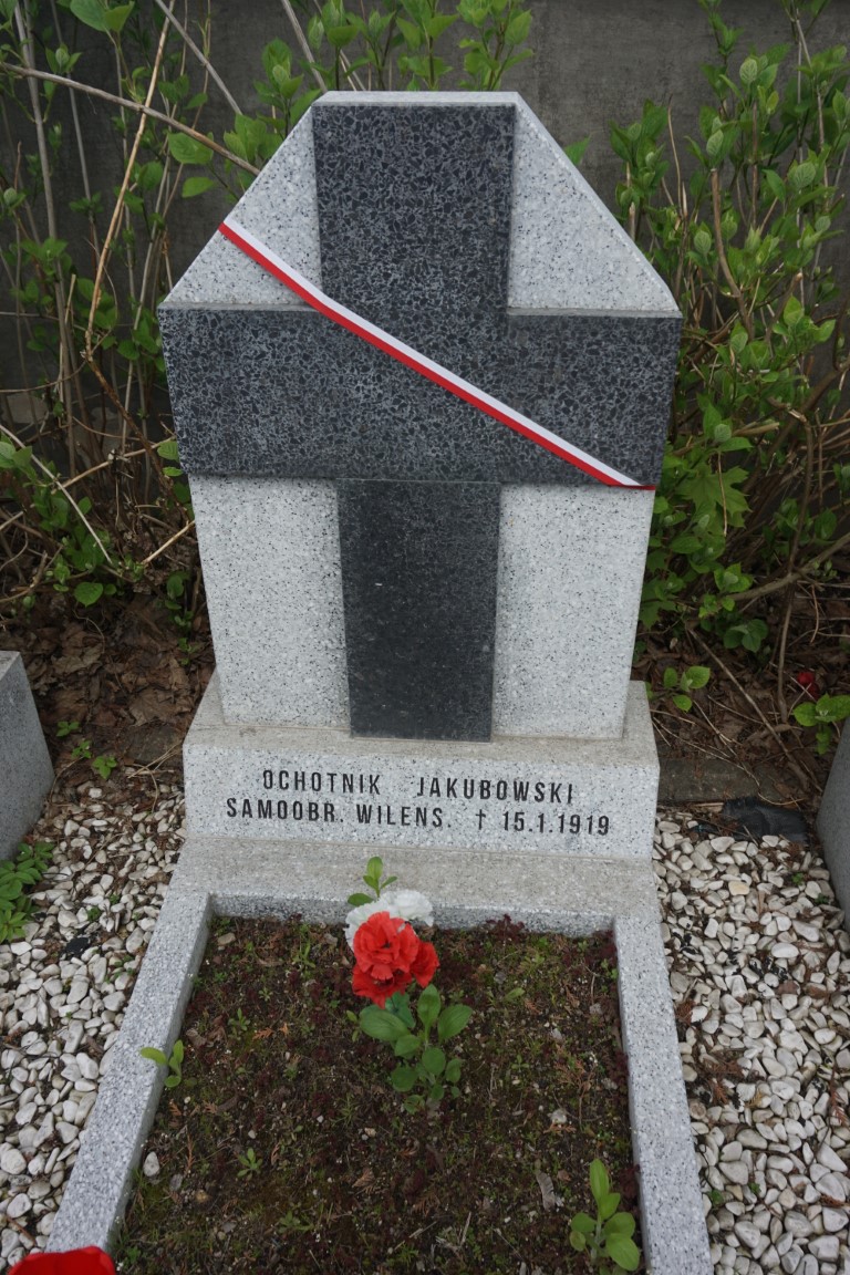  Jakubowski, Quarters of Polish Army soldiers killed in 1920-1922 and members of the Vilnius Self-Defence, killed in 1919, buried at the Nowa Rossa Cemetery