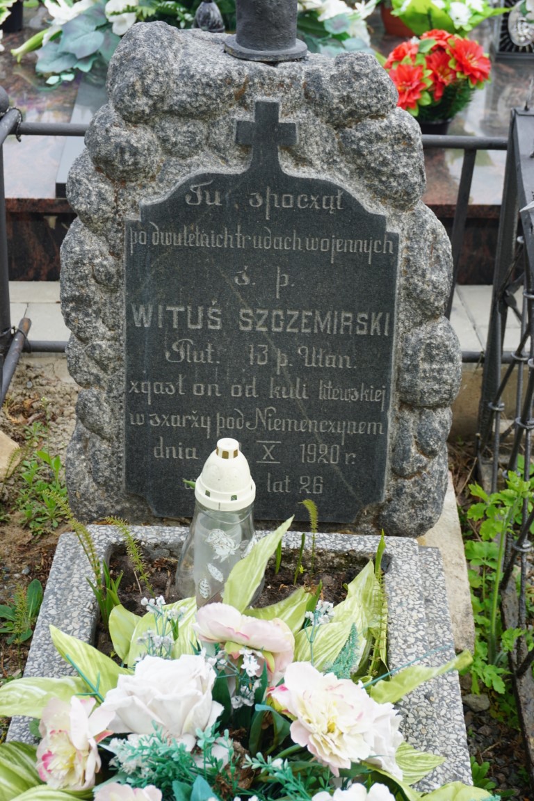Witold Szczemirski, Grave of a Polish Army soldier killed in 1920.