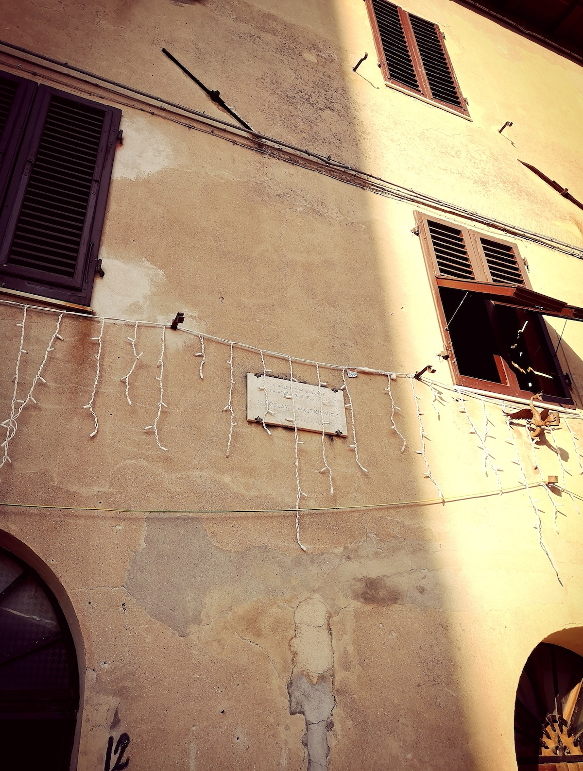 Photo showing Plaque commemorating Nicolaus Copernicus in Bologna