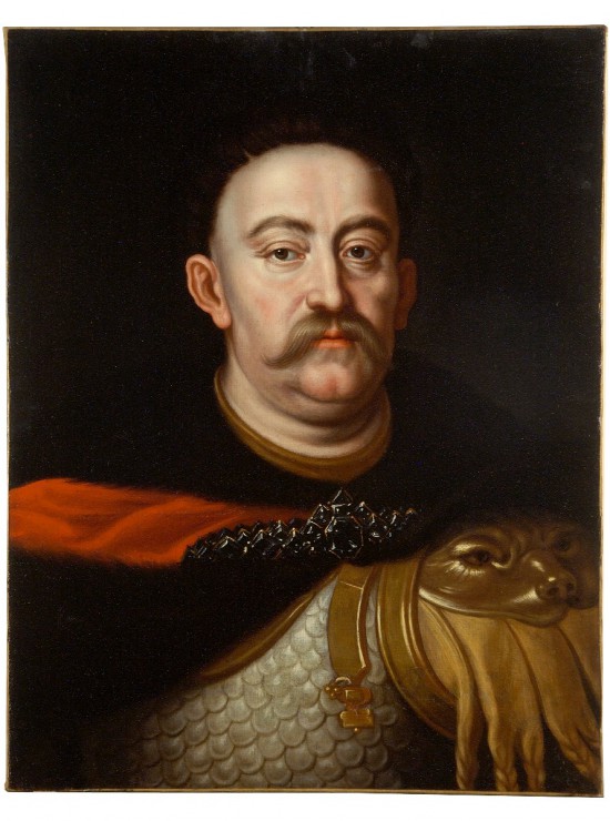 Fotografia przedstawiająca Portret Jana III Sobieskiego w Gallerii Palatina we Florencji