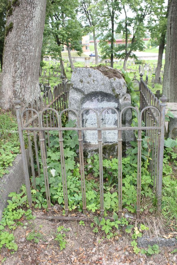 Tombstone of Marie Antoinette Kren, Ross Cemetery, Vilnius, 2013