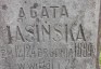 Fotografia przedstawiająca Tombstone of Agata Jasinska