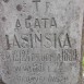 Fotografia przedstawiająca Tombstone of Agata Jasinska