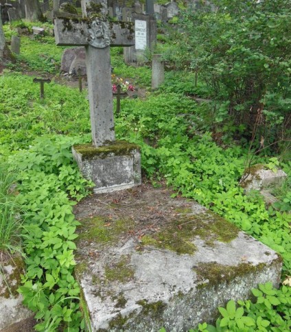 Nagrobek Felicji Nowickiej, cmentarz Na Rossie w Wilnie, stan z 2013