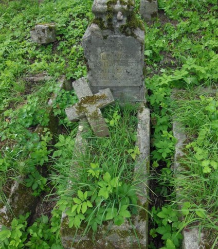 Nagrobek Emilii Wilkowskiej, cmentarz Na Rossie w Wilnie, stan z 2013