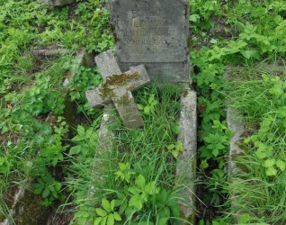 Nagrobek Emilii Wilkowskiej, cmentarz Na Rossie w Wilnie, stan z 2013