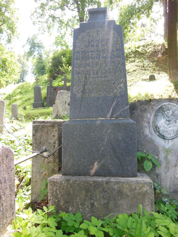 Grobowiec Józefa Dziedziaka, cmentarz na Rossie w Wilnie, stan na 2013 r.
