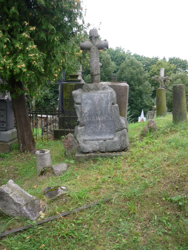 Tombstone of Felicjan Kochanowski, Ross cemetery, as of 2013