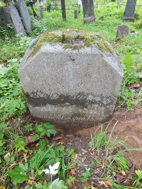 Tombstone of Valeria Kuczynska, Ross cemetery in Vilnius, as of 2013.