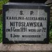 Fotografia przedstawiająca Nagrobek Karoliny Nitosławskiej
