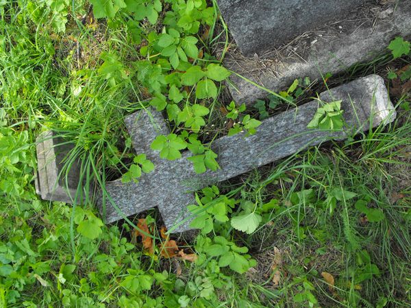 Fragment of Melania Moraczewska's tombstone