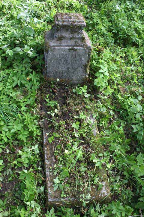 Tombstone of Hieronim Zdanowicz, Ross cemetery in Vilnius, as of 2013.