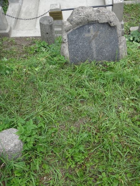 Tombstone of Bolesław Czudowski, Na Rossie cemetery in Vilnius, as of 2013.