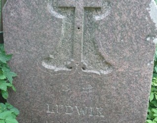 Nagrobek Ludwika Korowaja, cmentarz Na Rossie w Wilnie, stan z 2013 r.