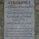 Photo montrant Tombstone of Władysław Syrokomla