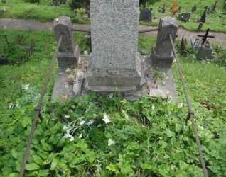 Nagrobek Feliksa Piątkowskiego, cmentarz Na Rossie w Wilnie, stan z 2013 r.