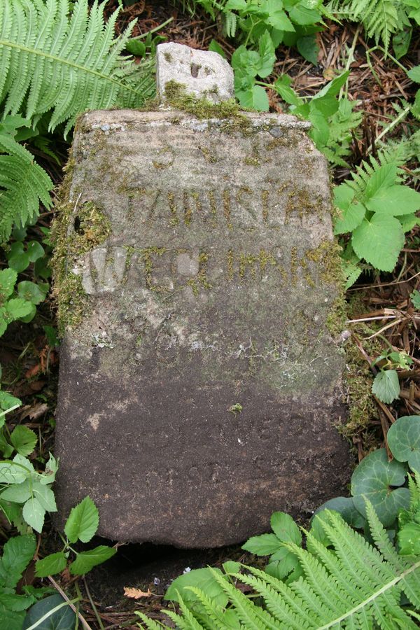 Nagrobek Stanisława Węglińskiego, cmentarz na Rossie w Wilnie, stan na 2013 r.