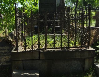 Nagrobek Edwarda Tromszczyńskiego, cmentarz Na Rossie w Wilnie, stan z 2014