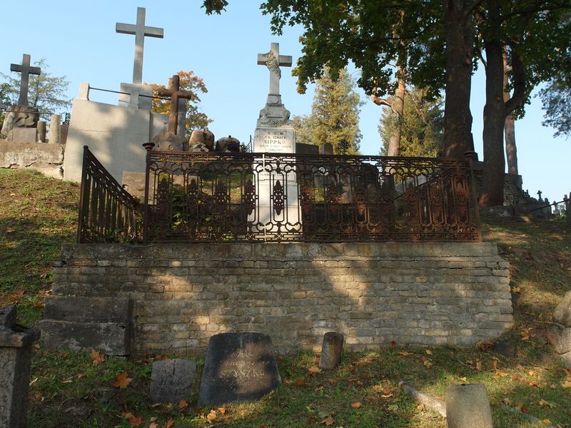 Tombstone of Antonina Szyszko from the Rossa cemetery in Vilnius, as of 2015.