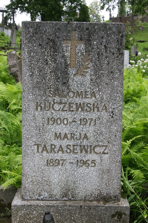 Nagrobek Salomei Kuczewskiej i Marii Tarasewicz, cmentarz na Rossie w Wilnie