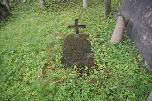 Nagrobek Włodzimierza Jocher, cmentarz na Rossie, stan z 2013 roku