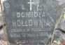 Fotografia przedstawiająca Tombstone of Domicya Hollownia