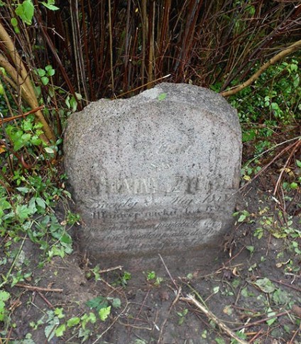 Nagrobek Antoniny Iżyckiej, cmentarz Na Rossie w Wilnie, stan z 2013