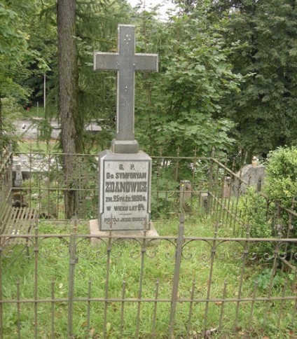 Grobowiec Symforiana Zdanowicza, cmentarz na Rossie w Wilnie, stan z 2013