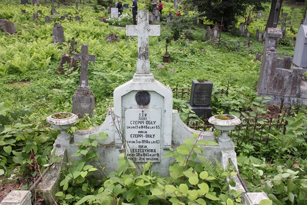 Grobowiec małżeństwa Czeppi-Ogły oraz Zofii Leszczyńskiej, cmentarz Na Rossie w Wilnie, stan z 2013