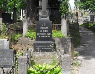 Grobowiec Stanisława Mohla, cmentarz na Rossie, stan z 2014 roku