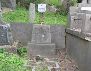 Nagrobek Janiny Sagatowskiej, cmentarz Na Rossie w Wilnie, stan z 2013 r.